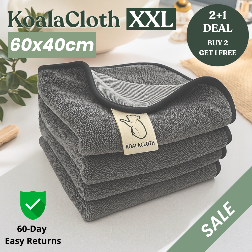 KoalaCloth XXL — Window & Glass Door Cleaning Cloth (60×40 cm) creative